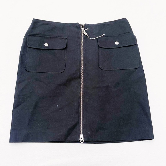 Michael Kors Black Zippered Front Pencil Skirt SZ6 - Picture 2 of 7